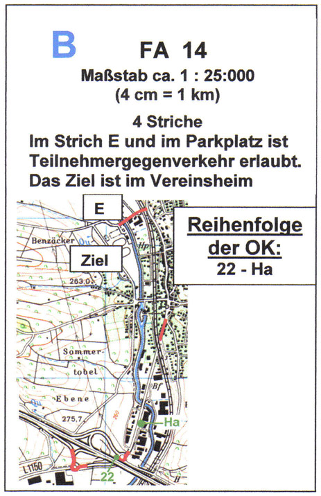 Fahrtauftrag 14B